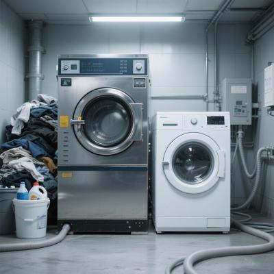 工業(yè)洗衣機(jī)和家用洗衣機(jī)區(qū)別：從參數(shù)到場(chǎng)景的深度解析